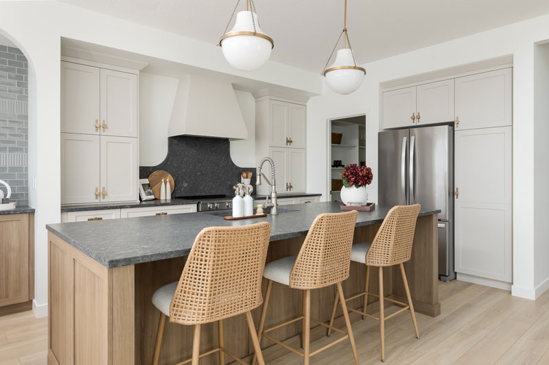Kitchen interior of a showhome